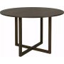 Table  manger Bronx 120 cm - Marron fonc