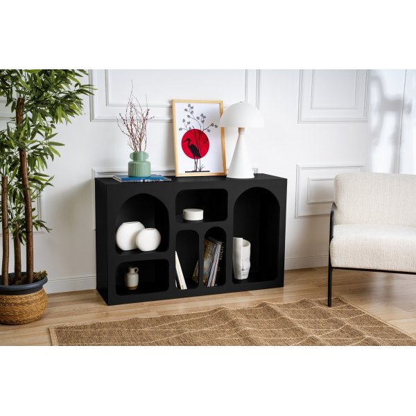 Etagère Liva L: 120 cm - Noir Etagère Liva L: 120 cm - Noir