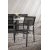 Lina utematgrupp med 6 st Santorini stolar - Beige/Svart