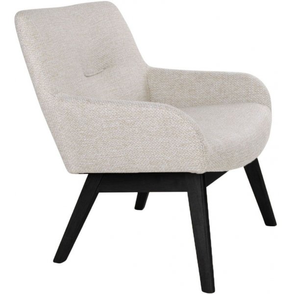 Fauteuil London - Sable/noir Fauteuil London - Sable/noir