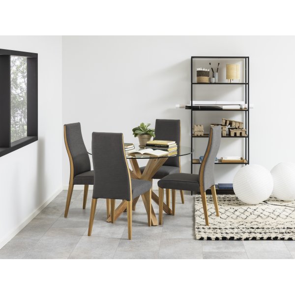 Heaven eettafel 119 cm - Eiken