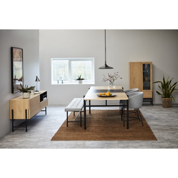 Sigfrid bänk 160 cm - Ljusgrå Sigfrid bänk 160 cm - Ljusgrå