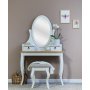 Vimle sminkbord 100 x 45 cm - Vit/brun