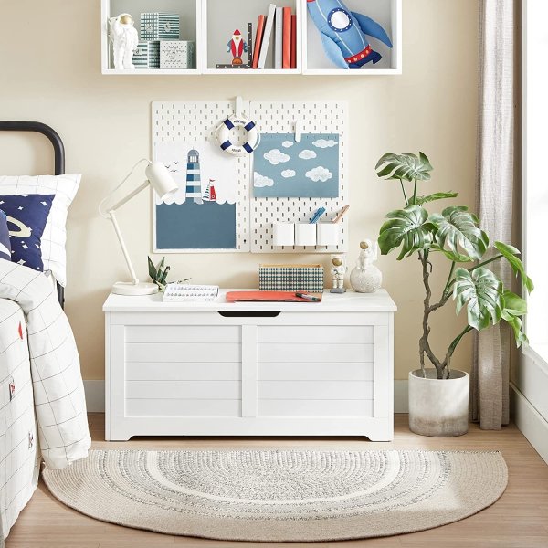 Coffre de rangement Todd - Blanc