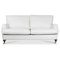 Howard Watford Deluxe 2-sits soffa - Vitt PU Howard Watford Deluxe 2-sits soffa - Vitt PU