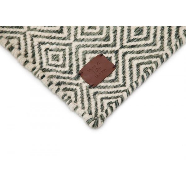 Tapis tissé main Toby - Vert olive Tapis tissé main Toby - Vert olive