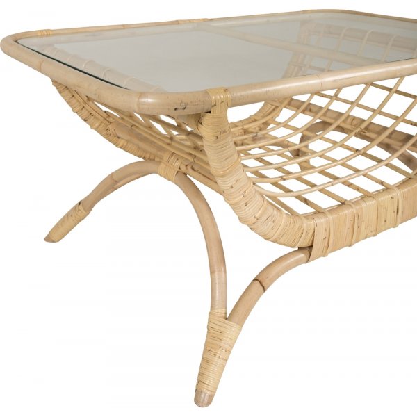 Moana soffbord - Natur/Transparent