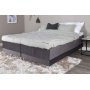 Vansbro sng 180 x 200 cm Medium/fast - Mrkgr sammet