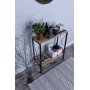 Nina avlastningsbord 73 x 26 cm - Svart