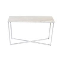 Rimini konsolbord - Ljus marmor/krom Rimini konsolbord - Ljus marmor/krom
