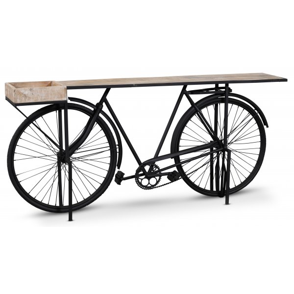 Vintage Cykel Barbord - Svart/mango