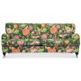 Savoy 3-sits soffa med blommigt tyg - Havanna Grn