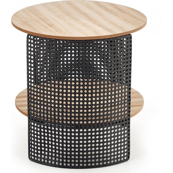 Table basse Trafica 41 cm - Beige/noir