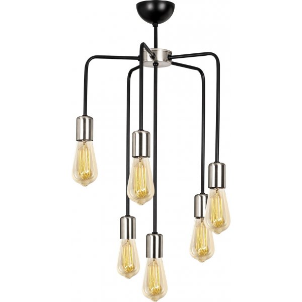 Denge taklampa 3446 - Svart/nickel