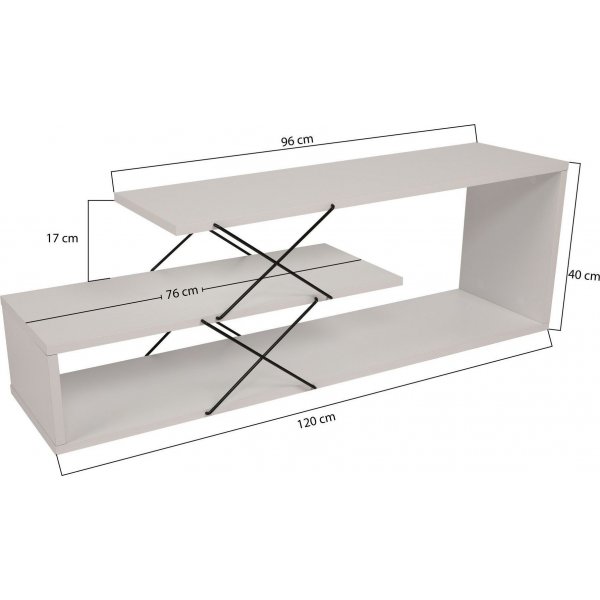 Banc multimédia Zoom - Blanc Banc multimédia Zoom - Blanc
