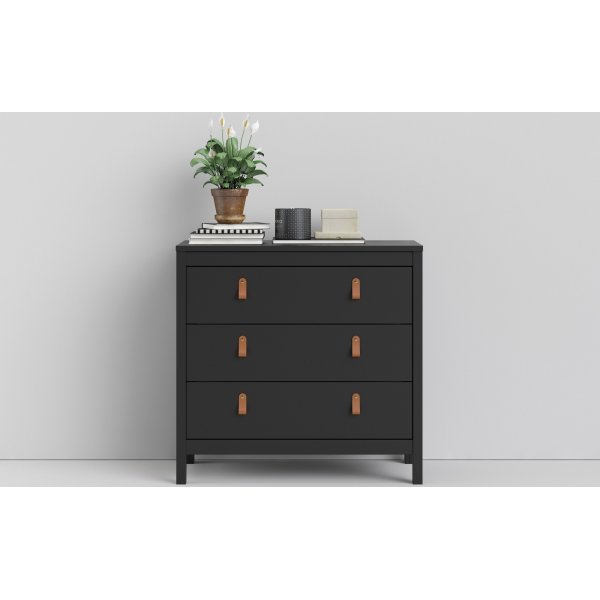 Madrid dressoir met 3 laden - Zwart Madrid dressoir met 3 laden - Zwart