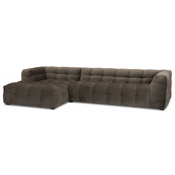 Nova divansoffa Vänster - Brun sammet Nova divansoffa Vänster - Brun sammet