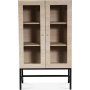 Carl vitrinskp lgt (Highboard) - Whitewash + Mbeltassar