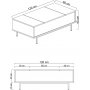 Force soffbord - Antracit/vit/silver