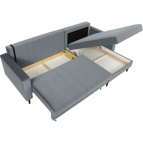 Rimi slaapbank - Grijs Rimi slaapbank - Grijs