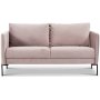 Kingsley 2,5-sits soffa i rosa sammet + Flckborttagare fr mbler