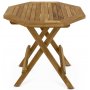 Salt bord oktagon 50 cm - Teak