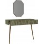 Forest avlastningsbord med spegel 120x 35 cm - Valnt/mrkgrn