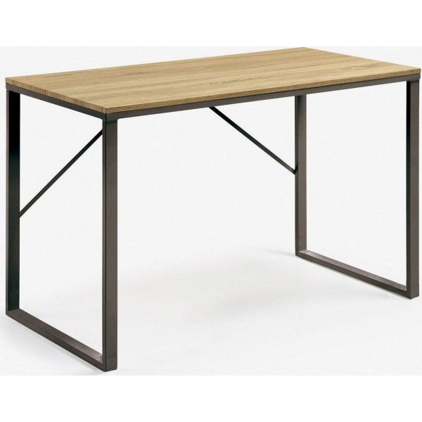 Landi skrivbord 120x60 cm - Svart/ek