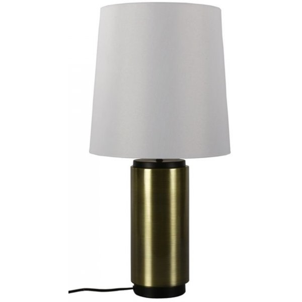 Bordslampa Tenvik - Svart / Vit / mssing