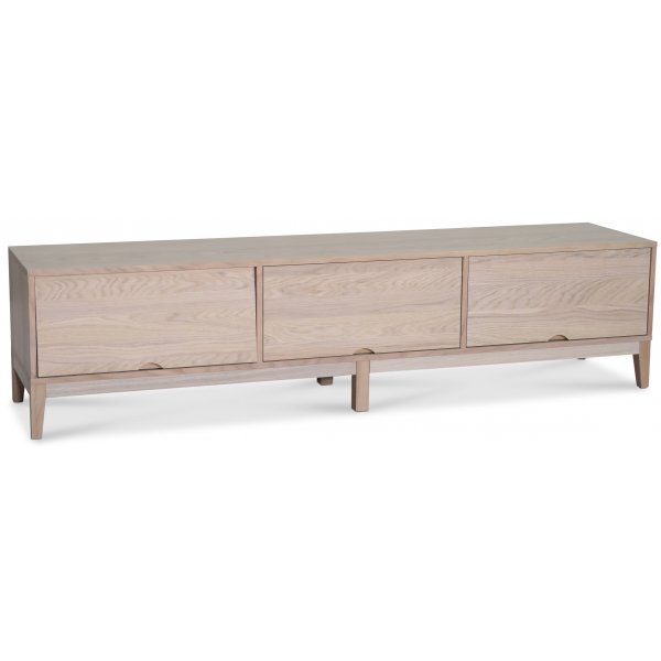 Borgholm TV-b�nk 188 cm XL - Whitewash