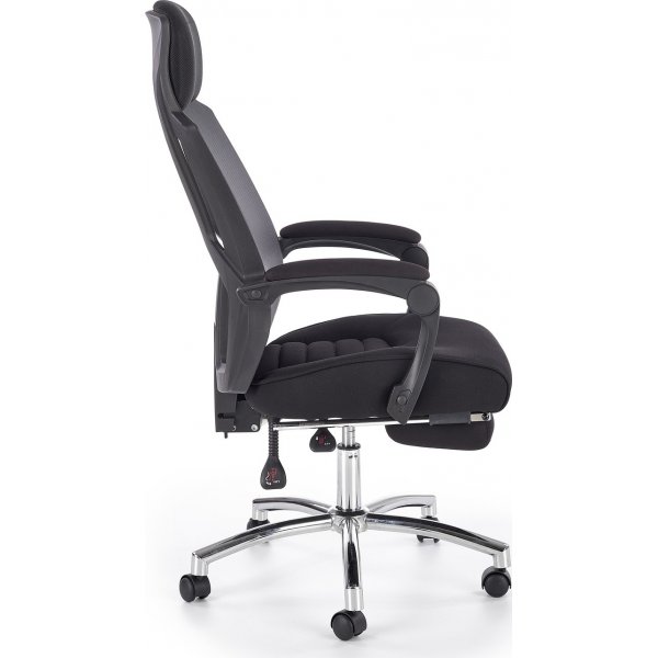 Chaise de bureau Roy - Noir/gris