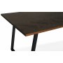 Edge matbord 190x90 - Brownstained fishbone