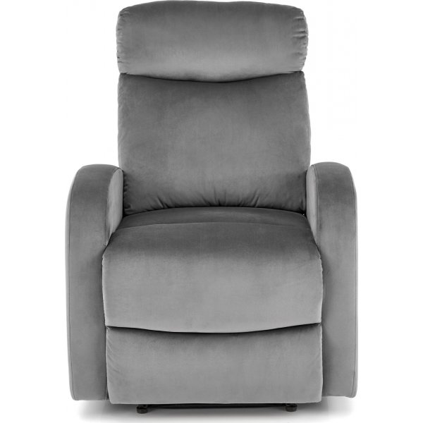 Fauteuil inclinable Wonder en velours gris