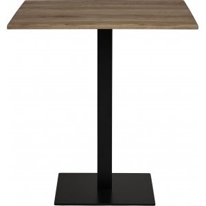 Table  manger Lignano 70 x 70 cm - Chne fum/noir