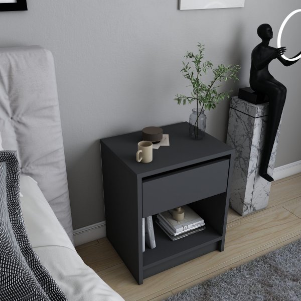Table de Chevet Sheridan - Anthracite Table de Chevet Sheridan - Anthracite