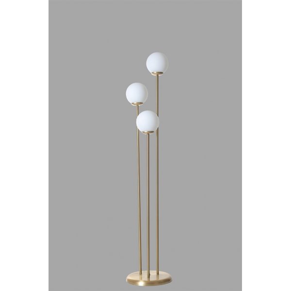 Lampadaire Judy - Or/blanc