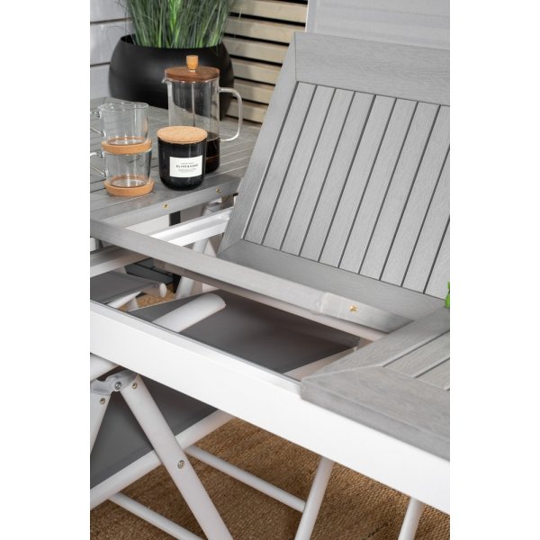 Albany matbord 152 x 90 cm - Grå/Vit Albany matbord 152 x 90 cm - Grå/Vit