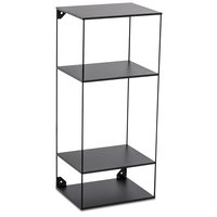 BOBO vägghängt sängbord 73x32 cm - Svart metall BOBO vägghängt sängbord 73x32 cm - Svart metall
