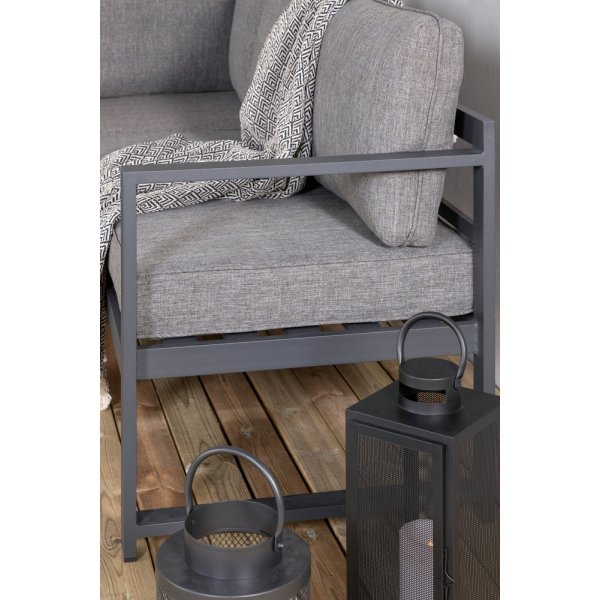 Salvador hörnsoffgrupp - Svart/grå Salvador hörnsoffgrupp - Svart/grå