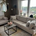 Kundbild 3-sits soffa i beige manchester - Hedlunda: Fantastiskt fin soffa och bekv�m!...