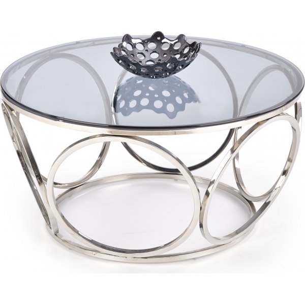 Table basse Harlow Ø80 cm - Chromé Table basse Harlow Ø80 cm - Chromé