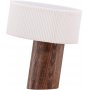 Brans bordslampa - Valnt/Vit