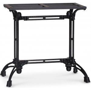 Mystery E62 Rektangulär Underrede, Blank svart + Möbeltassar Mystery E62 Rektangulär Underrede, Blank svart + Möbeltassar