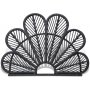 Tte de lit Paon en rotin (Pour lit 80-120 cm) - Noir