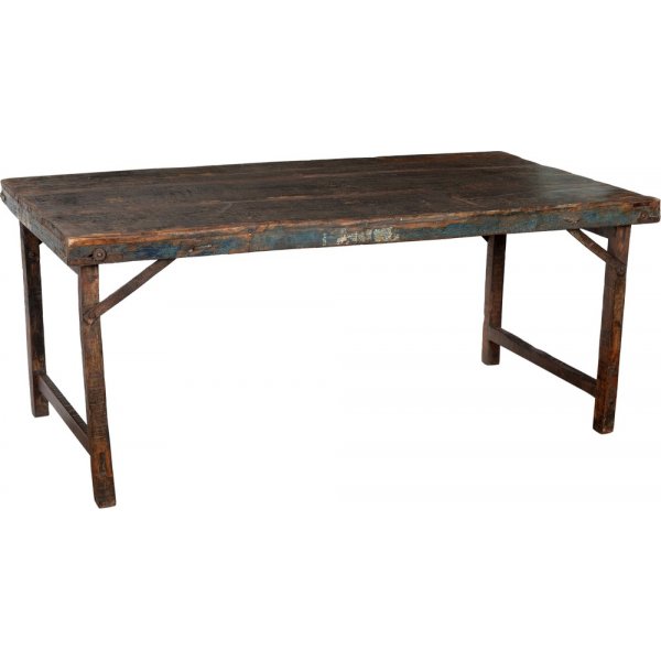 Wellington matbord vintage - Tr/metall