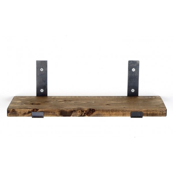 Lamba wandplank 7 - Zwart/walnoot Lamba wandplank 7 - Zwart/walnoot