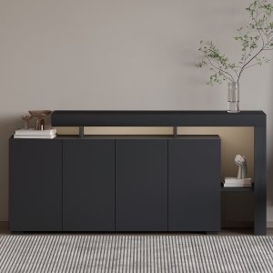 Sideboard Bellan 170 cm - Antracit