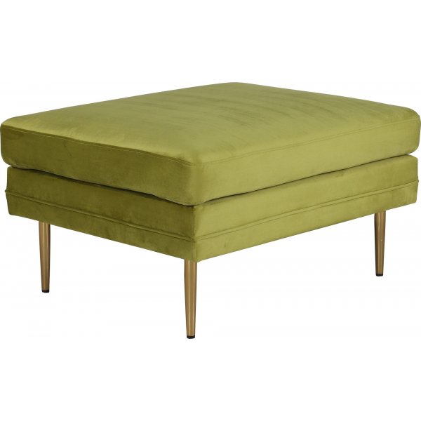 Pouf Savanna - Velours vert