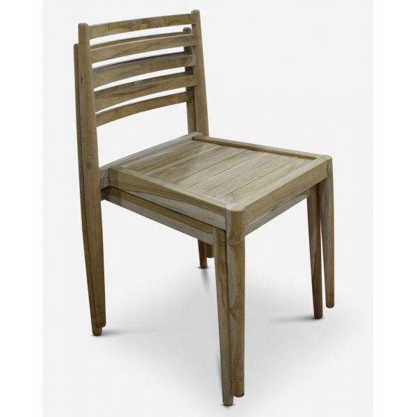 Wortham stapelbar stol - Vintage teak Wortham stapelbar stol - Vintage teak