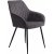 Fauteuil Casco - Motif ray gris fonc